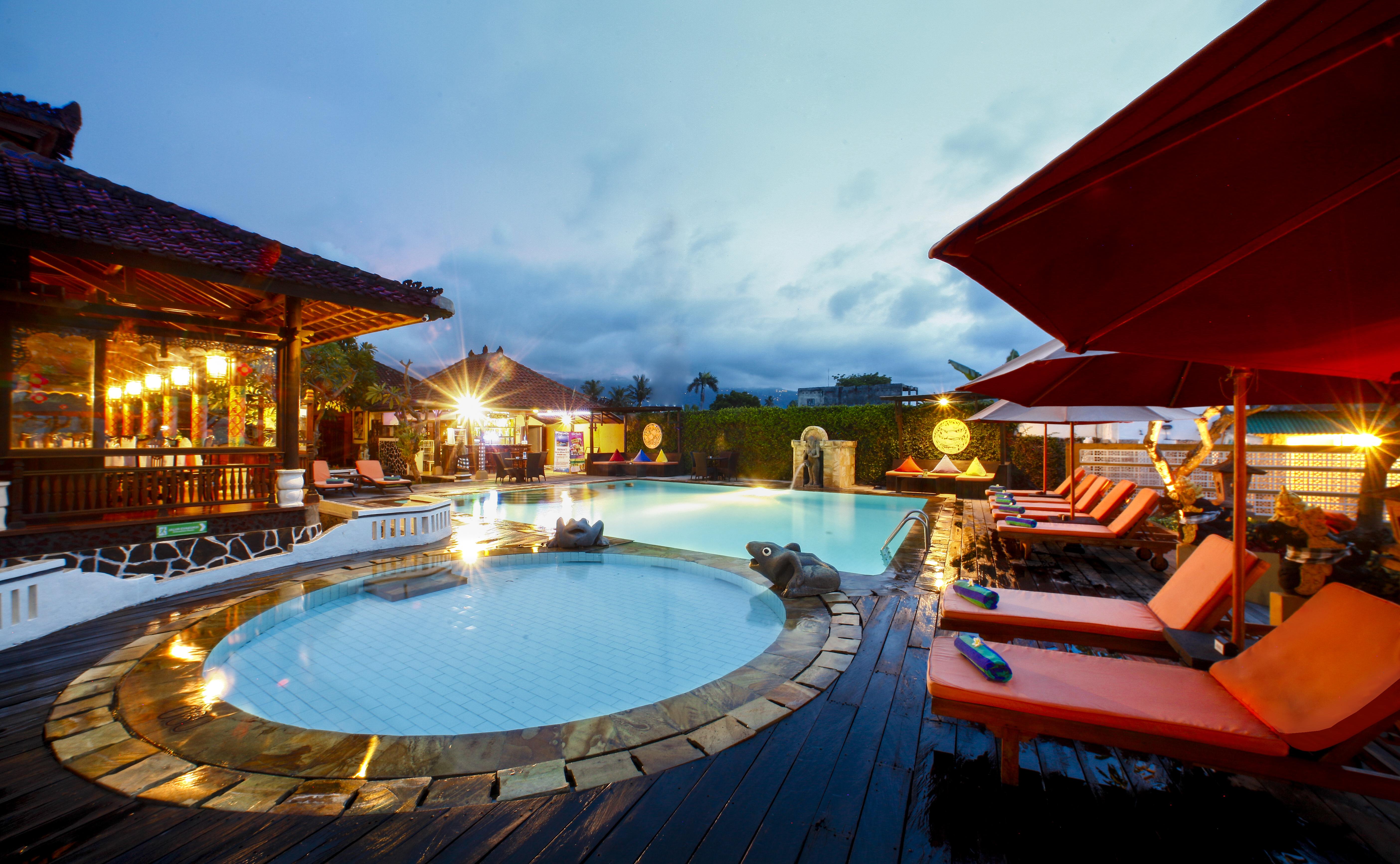 Bali Taman Beach Resort & Spa Lovina Pabean Buleleng Eksteriør billede